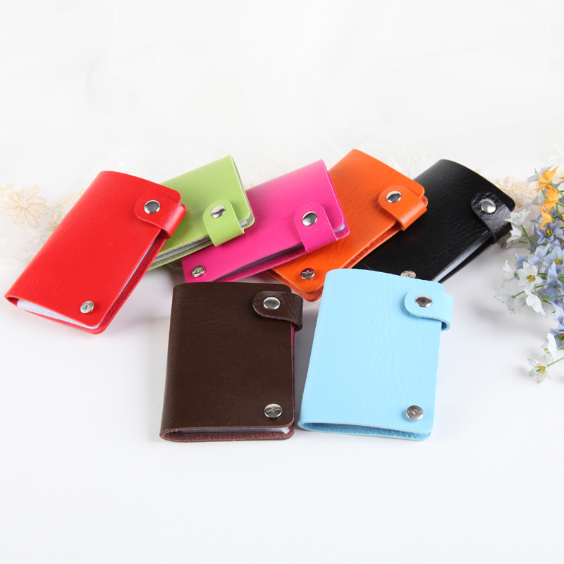Multi-functional card case, PU leather rotating card case, mixed batch bank card case, wholesale credit card case, customized credit card case Item Picture