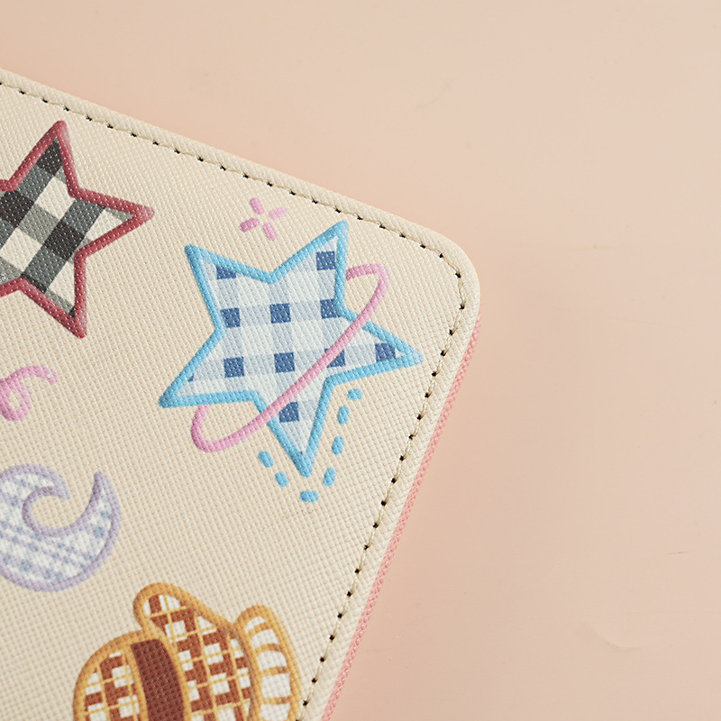 Hot-selling cross-border pu leather passport bag in stock, multi-functional passport holder, ID card holder, passport case Specification drawing