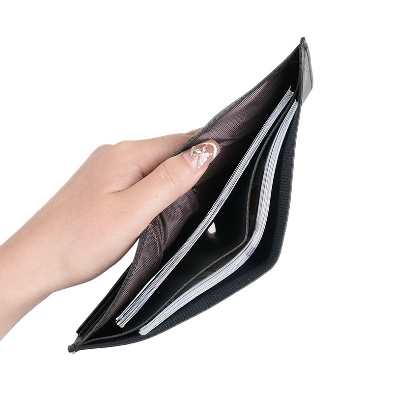 2025 New men's wallet, multi-slot, casual retro wallet, large-capacity wallet, coin purse, factory wholesale Specification drawing