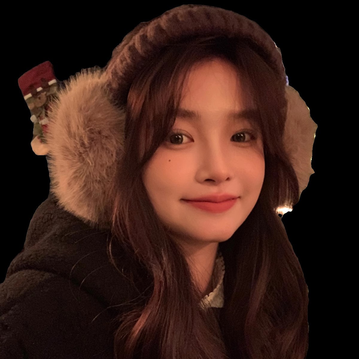 New sweet and fluffy ear coverings imitating fox fur keep warm and prevent freezing. Winter ear masks, women's cold-proof ear covers, ear warmth Item Picture