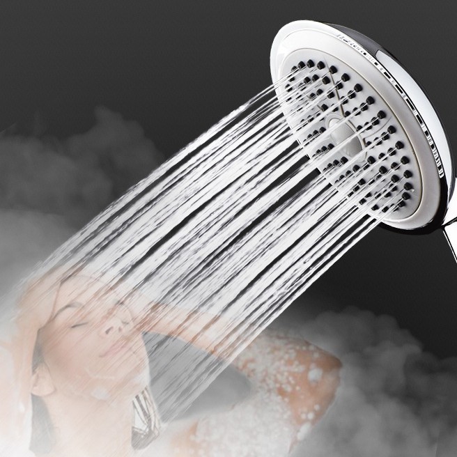 Bathroom pressurized shower head, hand-held large face bath, showerhead, shower head, household set, aromatherapy full figure