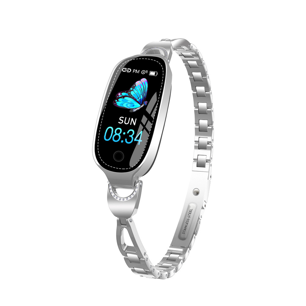 Cross-border F18 smart bracelet Women's Watch, considerate women's menstrual period Bluetooth GPS trajectory watch, Huaqiangbei Item Picture