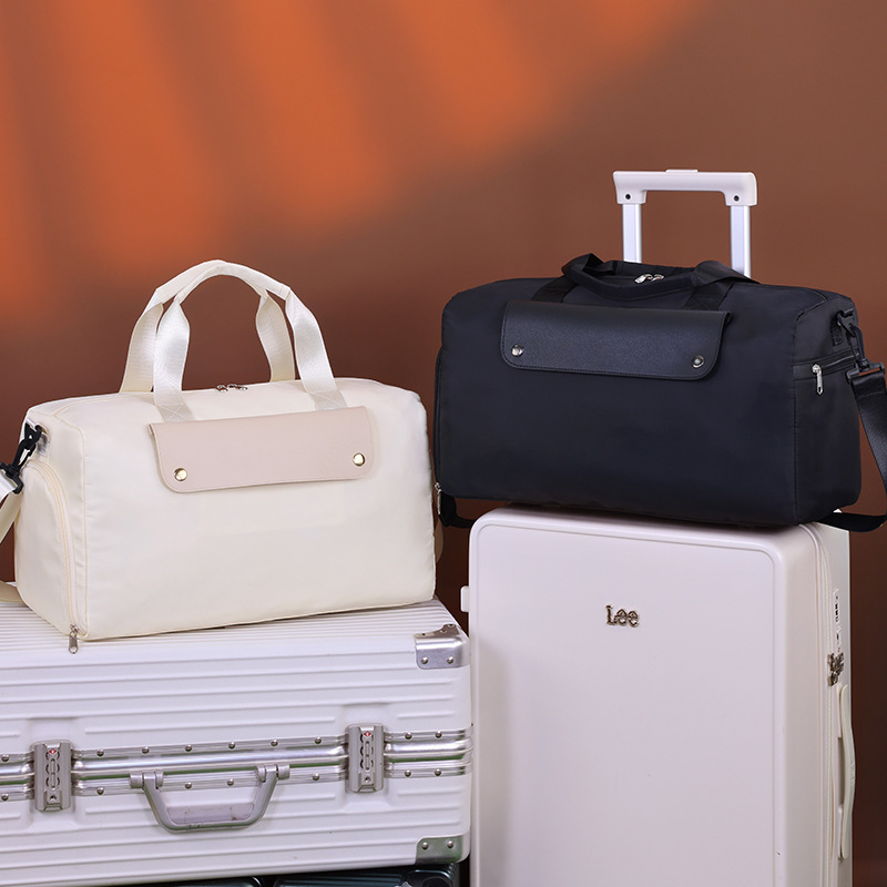 Business trip short travel bag, large-capacity dry and wet separation men's swimming and fitness bag, large-capacity carry-on luggage bag details Picture
