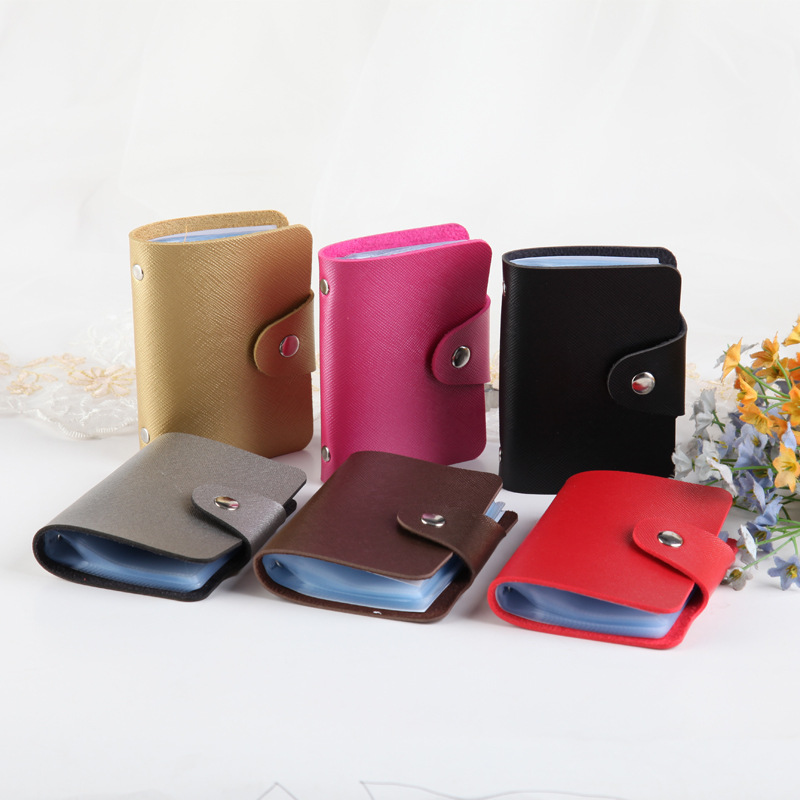 Cangnan card bags are commonly used simple wallet card bags for men and women, wholesale card cases, advertising gifts and giveaways Item Picture