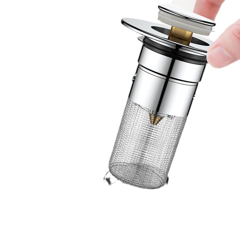 Universal washbasin spring core leakage plug, washbasin drain, anti-insect, anti-odor, anti-clogging, washbasin filter screen Item Picture