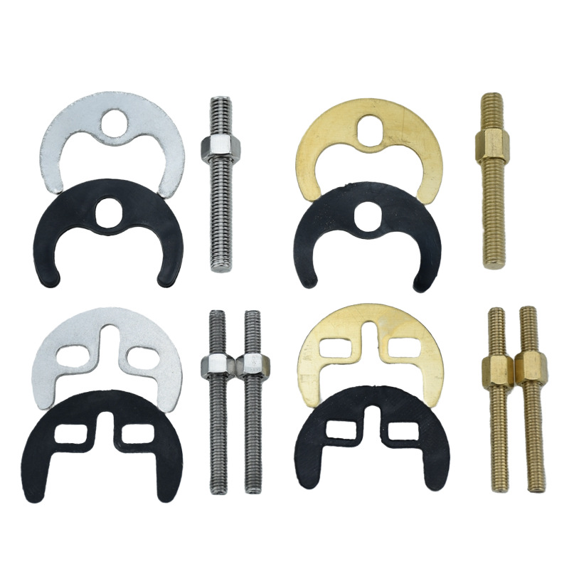 Kitchen sink, washbasin, cold and hot water faucet, old-fashioned single and double hole horseshoe-shaped tight fixing gasket screw accessories Application Scenario