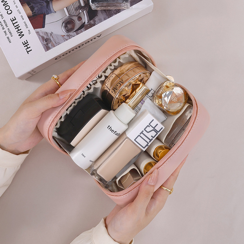 Small makeup bag, cute ins style, high-end feel, travel portable, waterproof, mini fashionable mouth, red envelope small storage bag Specification drawing