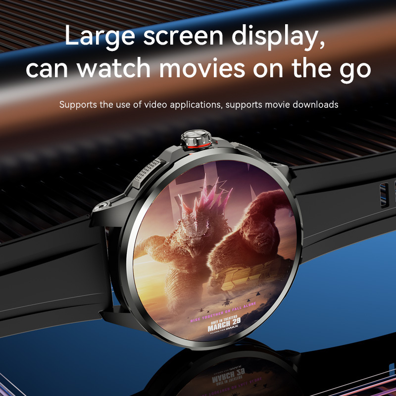 Global smartwatch card-inserting Smartwatch 1.95-inch rotating camera Heart rate and blood pressure NFC access Control H99 Application Scenario