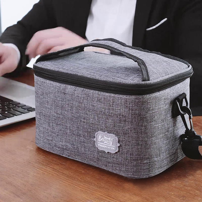 Cross-border lunch box insulated bags, insulated bento bags for office workers to bring meals, bento bags, lunch box bags wholesale full figure