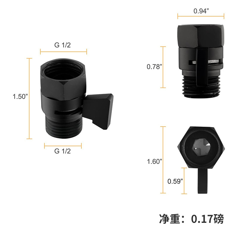 Wholesale shower head switch valves, spray gun adjustment connectors, quick-opening adapter valves, shower flow regulators Application Scenario
