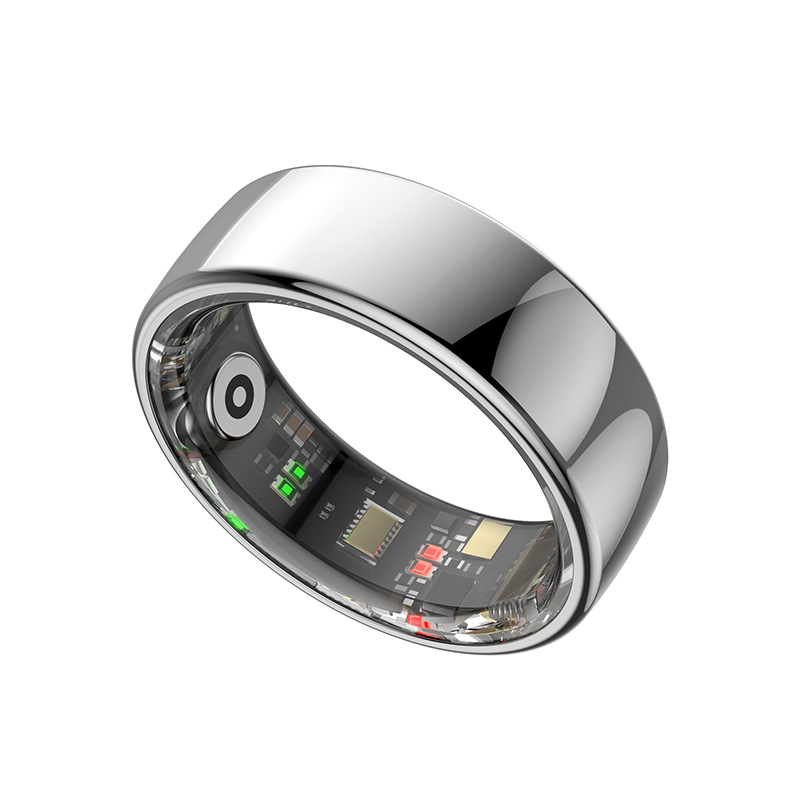 R08 Smart ring: Heart rate, body temperature, blood oxygen, sleep monitoring, remote control for selfies, music control, step count, smart ring Specification drawing
