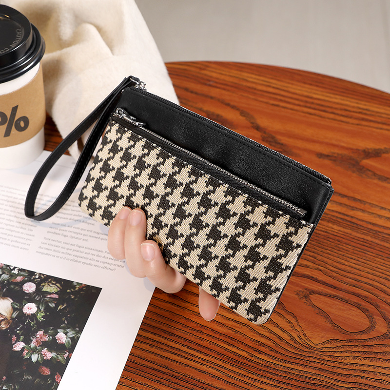 Canvas small wallet for women, ultra-thin coin coin purse, small and mini zipper, new 2025 bestseller, fashion trend Application Scenario