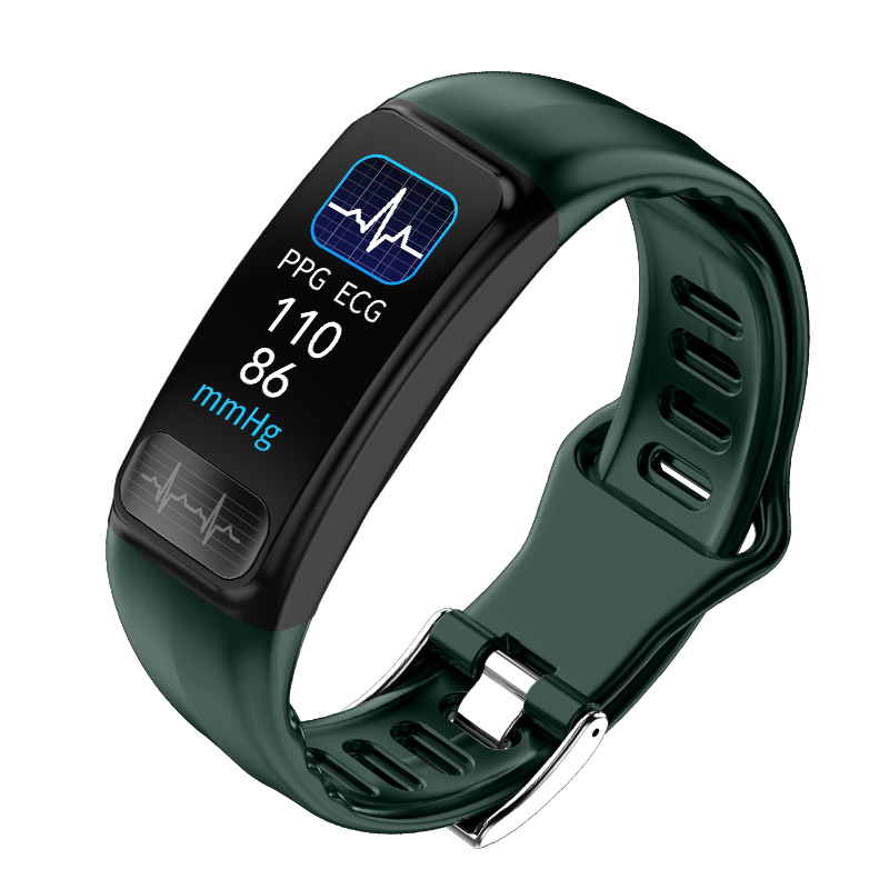 Smart bracelet P12, health ECG, blood oxygen, blood pressure, sleep, waterproof, exercise pedometer, one-piece consignment Item Picture