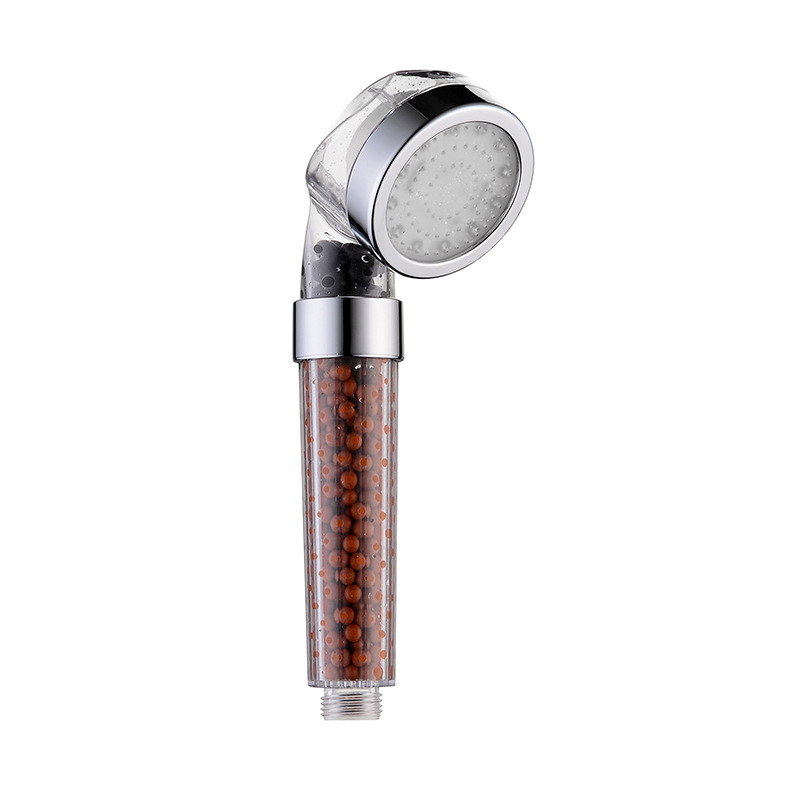 Negative ion LED shower head SPA temperature-controlled three-color temperature-sensing color-changing/seven-color color-changing shower head 8008-A23 Item Picture