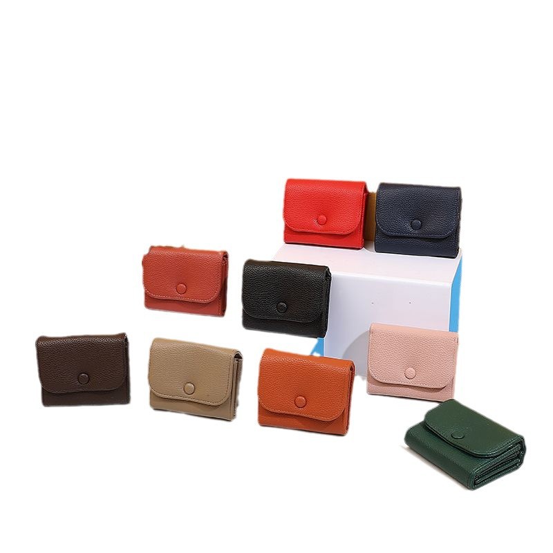 New short multi-functional women's wallet Wallet, a fashionable mini Korean version of a female student coin purse for cross-border use Item Picture