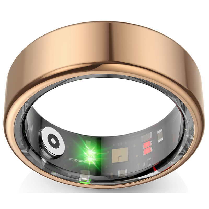 The new R02 smart ring is a waterproof, blood pressure, blood oxygen, sleep, heart rate monitoring and photo-taking smart ring for both men and women details Picture