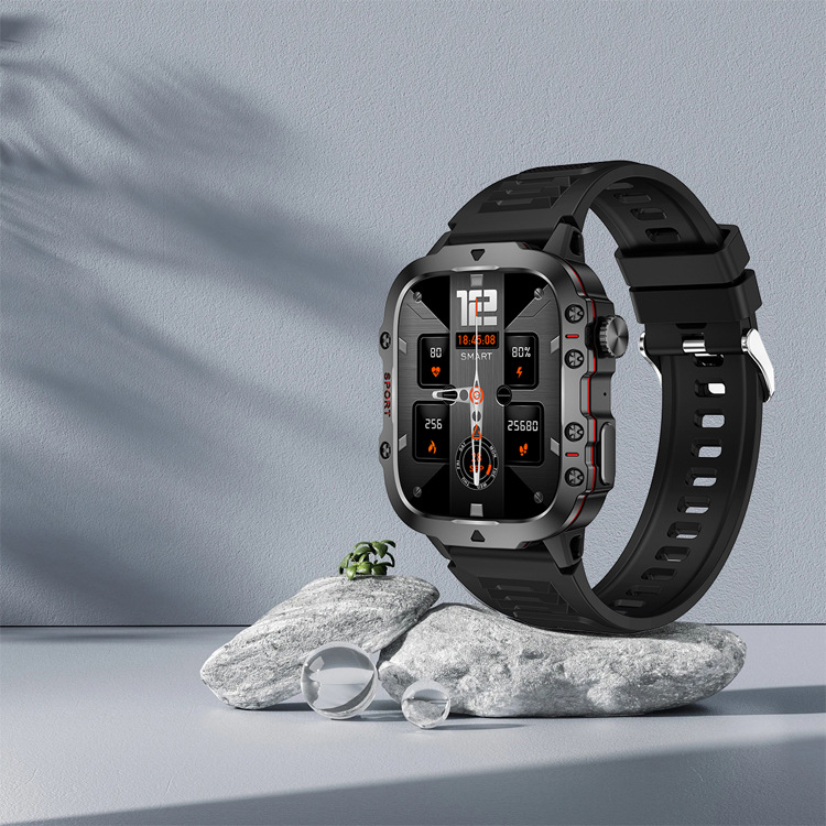 The 2025 new QX11 smartwatch features a sports, outdoor, Bluetooth, call, cross-border, three-proof, heart rate and blood oxygen encoder Item Picture