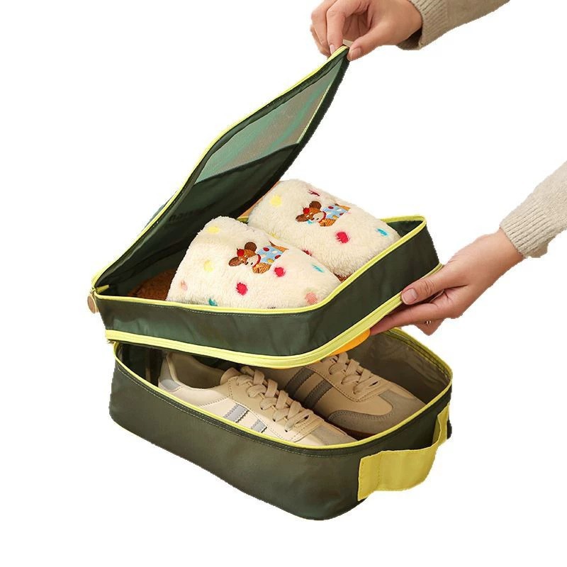 Luggage, business trip and travel portable shoe bags, shoe covers, slippers, shoe bags, magic tools, sports shoes, travel shoes, storage bags Item Picture