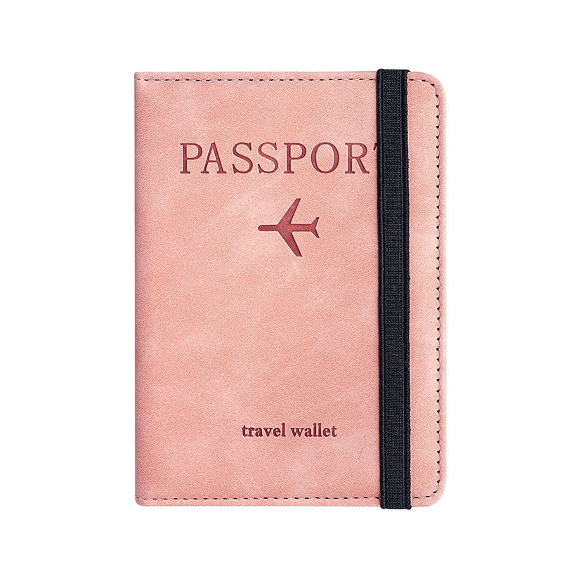New direct sales passport bag, business document storage bag, cross-border leather strap, multi-functional document holder, air ticket holder Item Picture