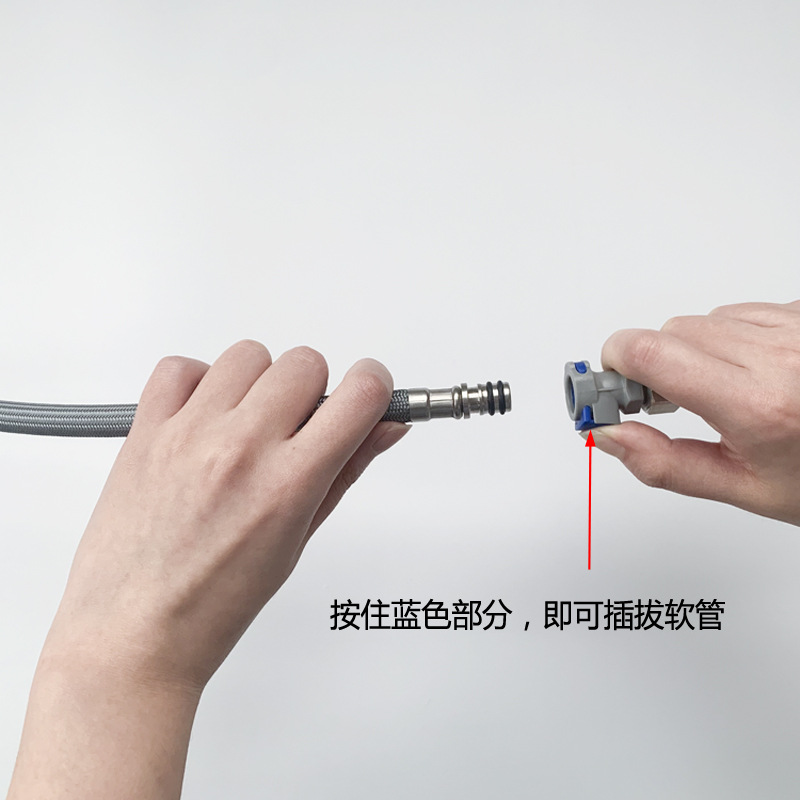 Telescopic and pull-out faucet, showerhead hose accessories, kitchen shower tub, pull-out washbasin tube Application Scenario