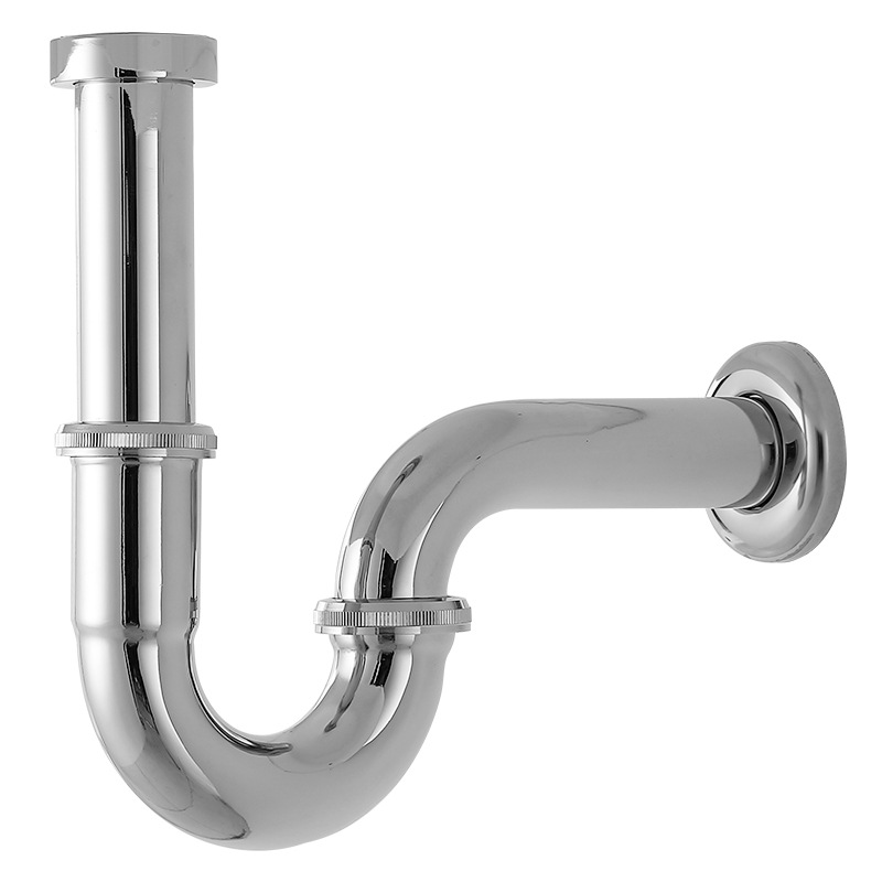 Washbasin, stainless steel drainpipe, washbasin, U-shaped anti-odor washbasin, washbasin, wall drainage, P-shaped and S-shaped drainage pipes Item Picture