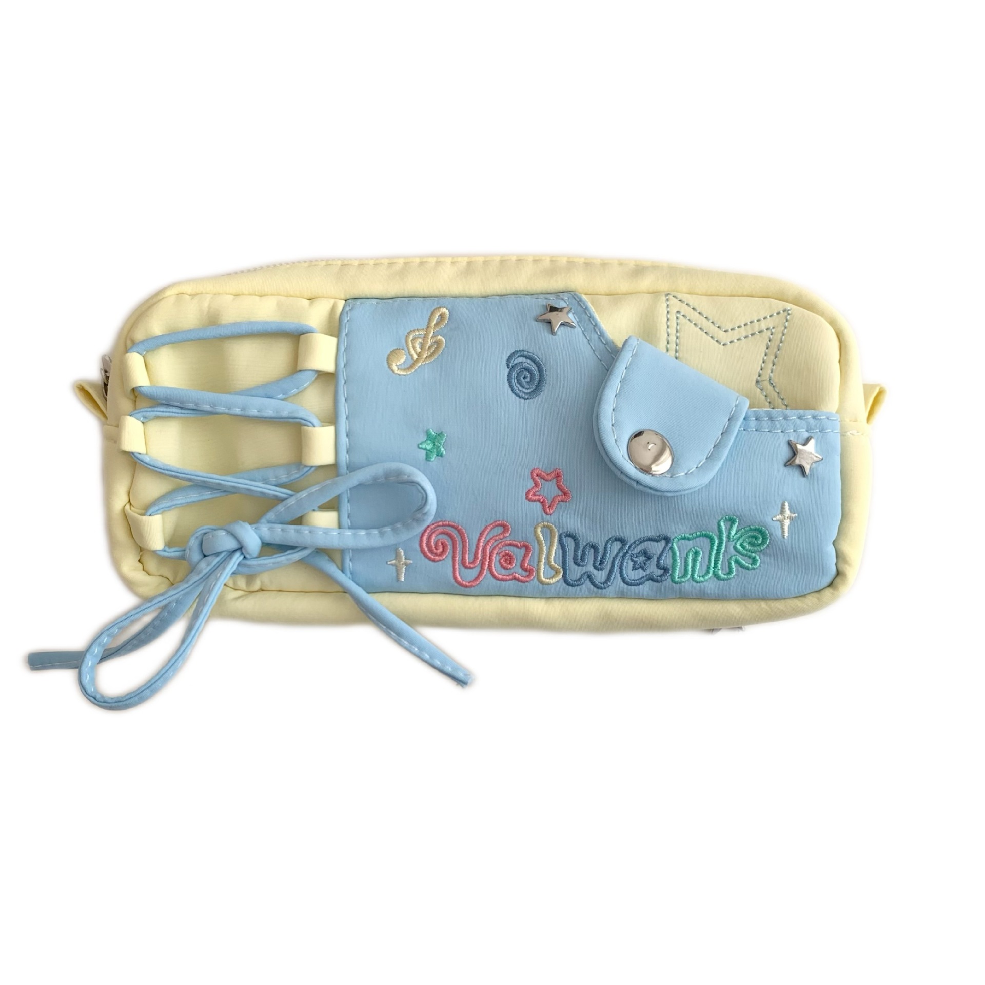 The new large-capacity canvas pen case has a high appearance level, is cute and cute, and is dirt-resistant. It is a storage box for primary school students' stationery and pencil cases Item Picture