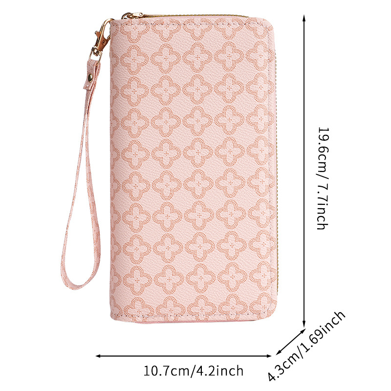 The 2024 new long wallet, clutch, phone bag, coin purse, multi-functional card case, zipper bag and wallet for women Item Picture