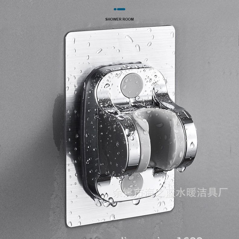 Non-drilling showerhead stand, shower head seat, shower head hose, universal adjustable base, showerhead seat details Picture