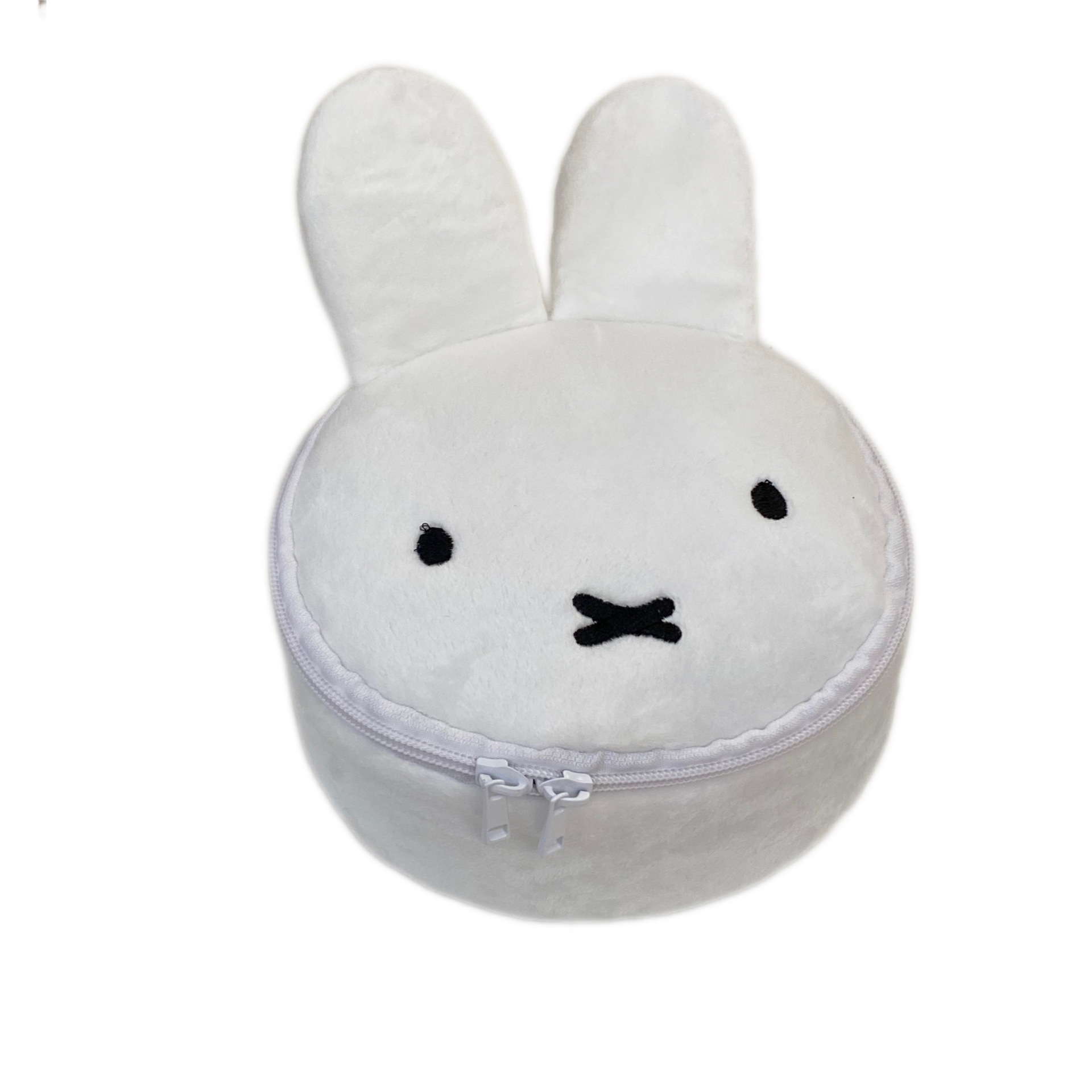 Japanese-style cute plush storage bag, a must-have for Instagram travel, large-capacity hand-held cosmetic bag, small miscellaneous bag storage bag Item Picture