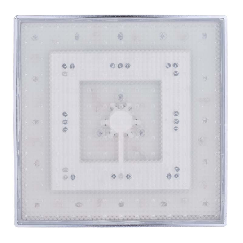 8-inch color-changing top spray ABS square LED top spray seven-color/temperature-sensing three-color shower top spray 8030-C1 Item Picture