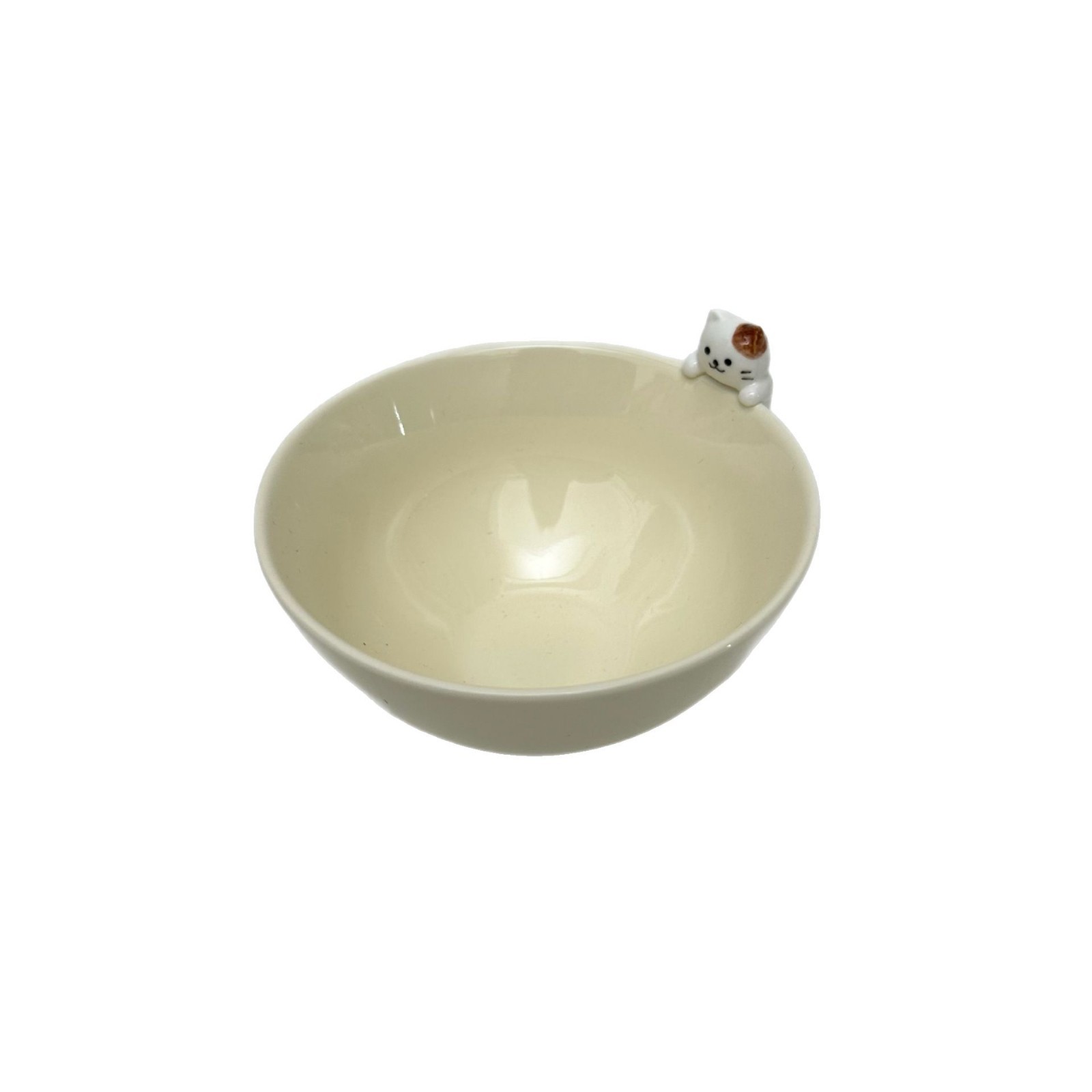 Japanese-style pappa Cat ceramic bowl, cute three-dimensional cat rice bowl, restaurant creative and personalized dessert bowl, photo tableware Item Picture