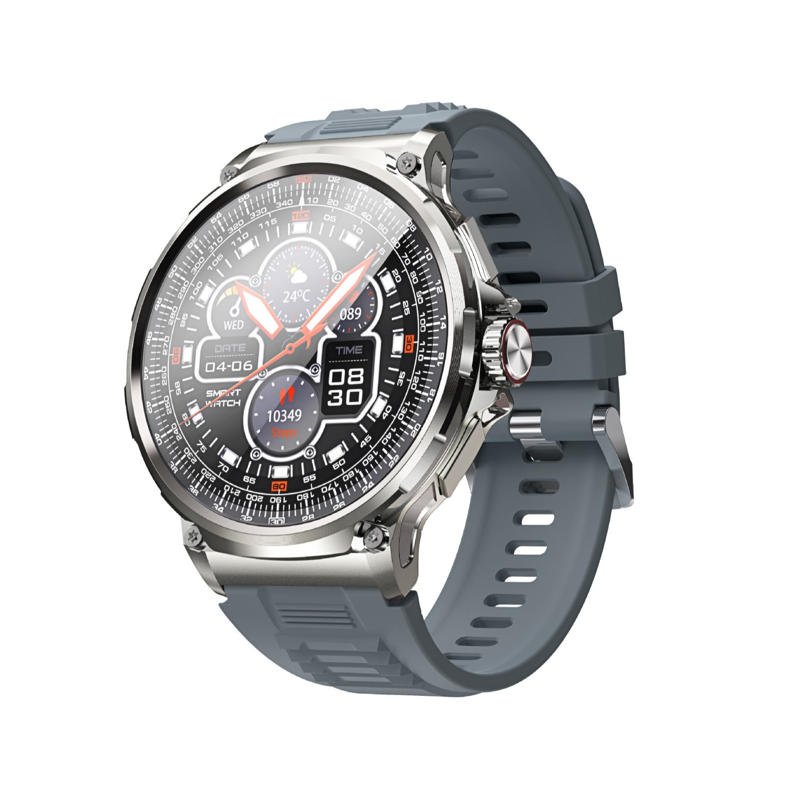 Cross-border V69 smartwatch, 1.85-inch Bluetooth call large screen, heart rate, blood oxygen, sports, waterproof smartwatch details Picture
