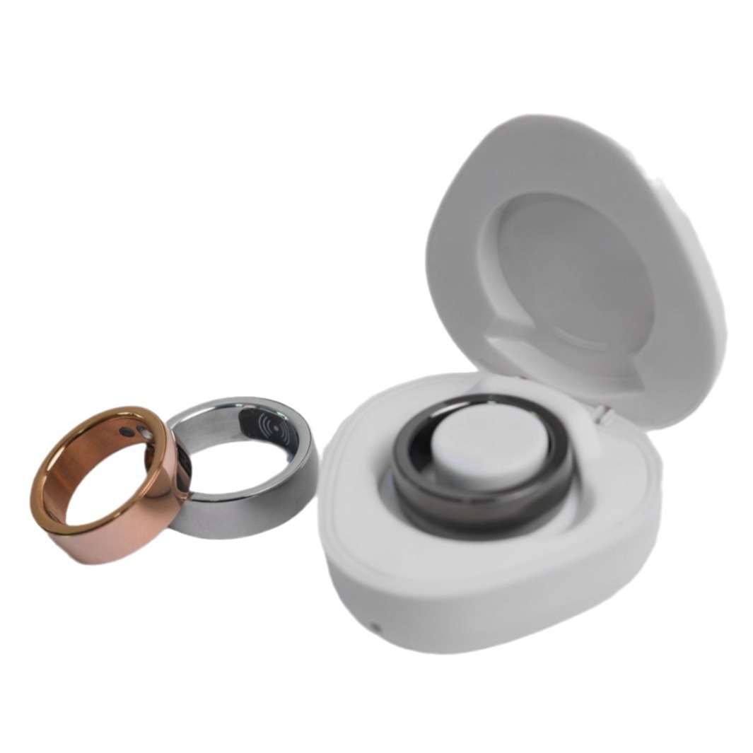 Smart health ring, Bluetooth wireless charging, heart rate, blood oxygen, mood, sleep, exercise, lover's gift HR214 Item Picture