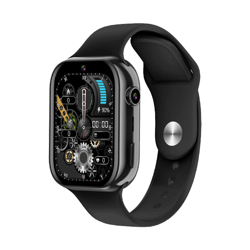 The 4G children's smartwatch can call sports data, provide GPS positioning, and trigger one-click alarms. The smartwatch can also play video and wif full figure