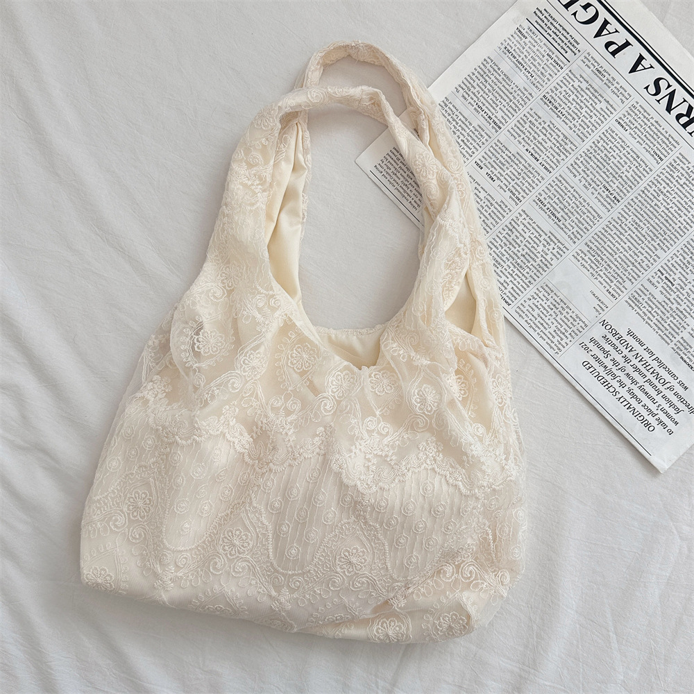 47241 Korean-style gentle single-shoulder bag with lace lace vest bag, schoolbag for female students, shopping bag for shopping details Picture