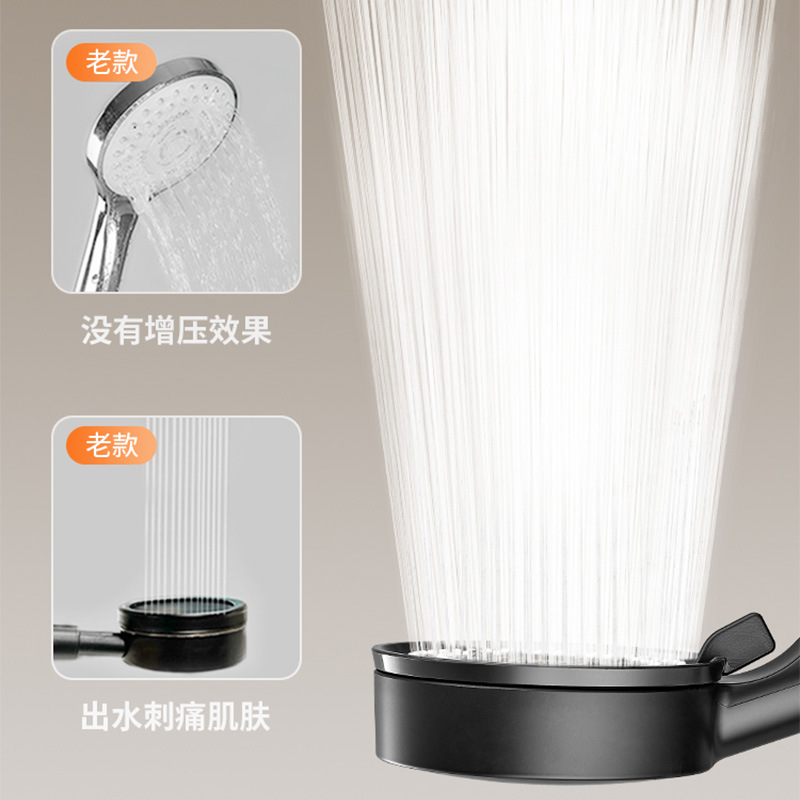 Pressurized shower head, household bath faucet, bathroom rain shower, bath heater, pressurized showerhead Application Scenario