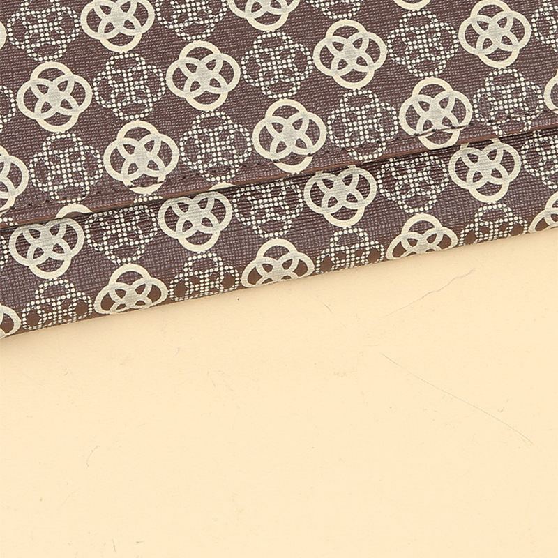 The new women's wallet, a casual long buckle women's clutch bag, is elegant and fashionable with multiple slots. It's a long wallet Specification drawing