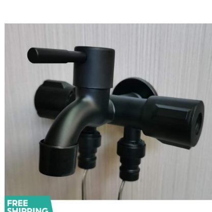 Multi-functional faucet, one-in and three-out, three-way and four-way universal joint, water diverter, household washing machine water full figure
