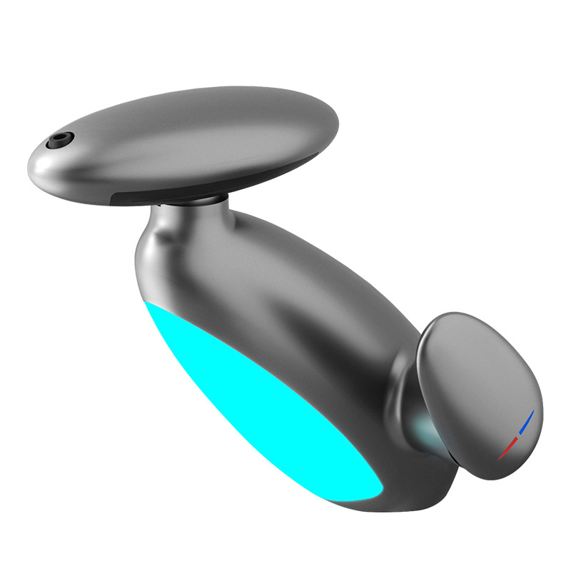 The popular ET penguin pull-out faucet, hot and cold rotating top spray, ambient light, washbasin, bathroom basin, splash-proof hand washing Item Picture