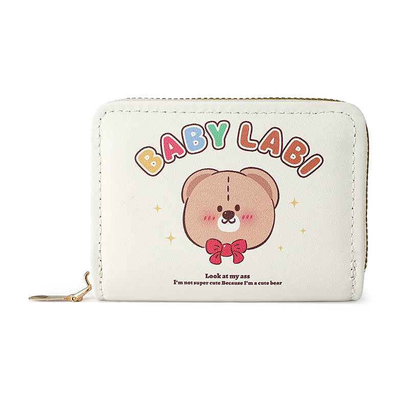 New, fresh and cute cartoon organ card case for ladies, ultra-thin student coin purse, credit card case and driver's license holder Item Picture