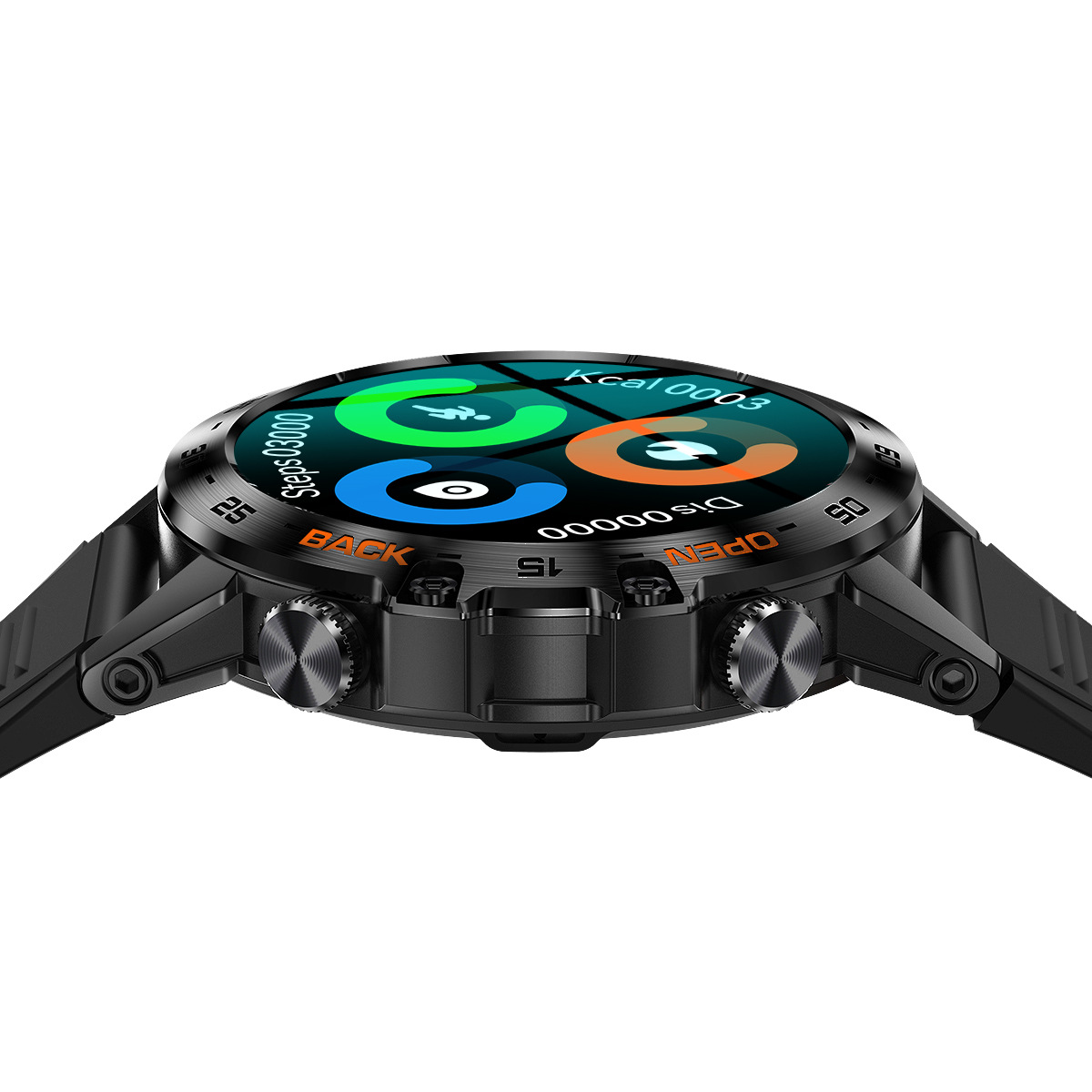 The new K52 Bluetooth call smartwatch features an ultra-long standby time, heart rate, blood oxygen, and outdoor three-proof sports smartwatch Item Picture