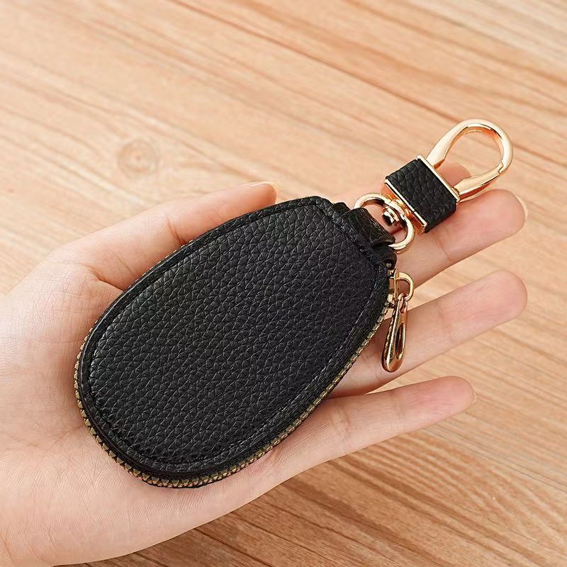 Cross-border ins car key case for both men and women, universal car key storage bag, waist hanging, creative and simple hanging decoration, key details Picture