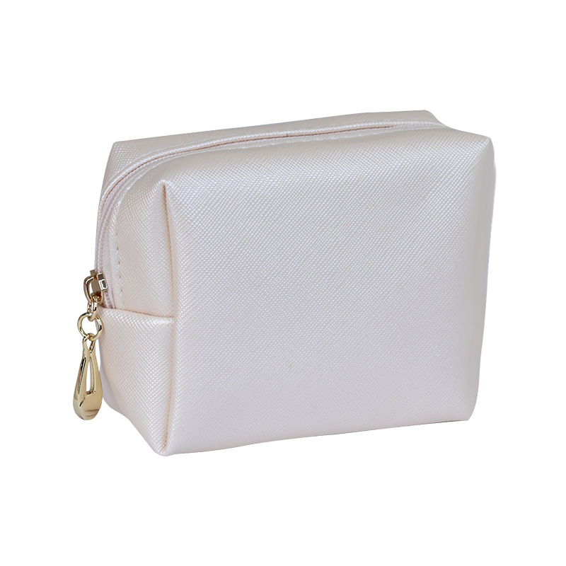 PU coin purse, Ins-style portable makeup bag, mini lipstick storage small bag, sanitary napkin bag, data cable storage bag Item Picture