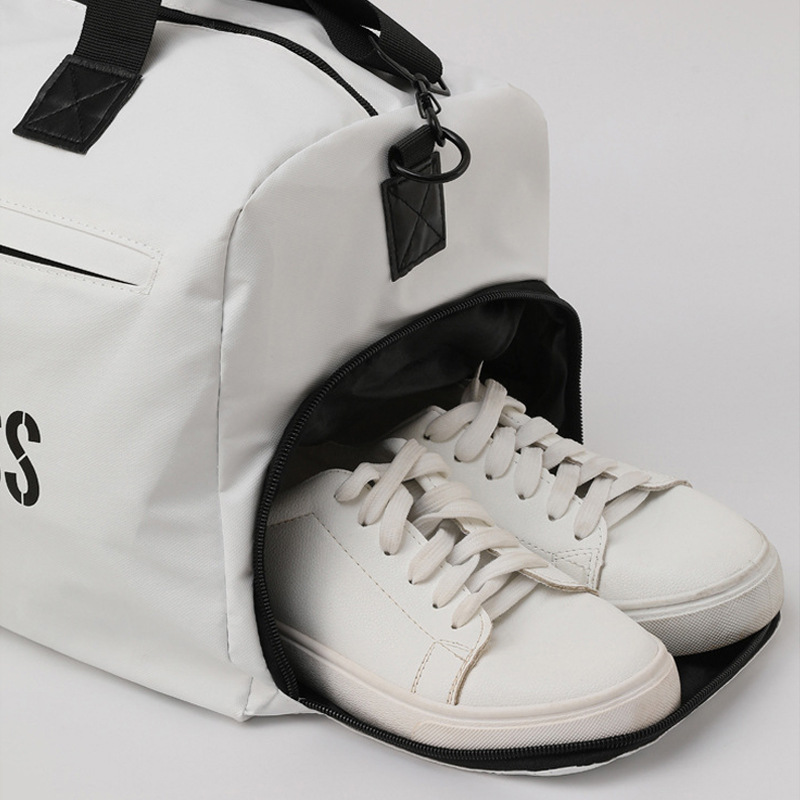 Fitness swimming bag, women's dry and wet separation sports bag, lightweight training travel, high-end feel luggage bag, large capacity storage Specification drawing
