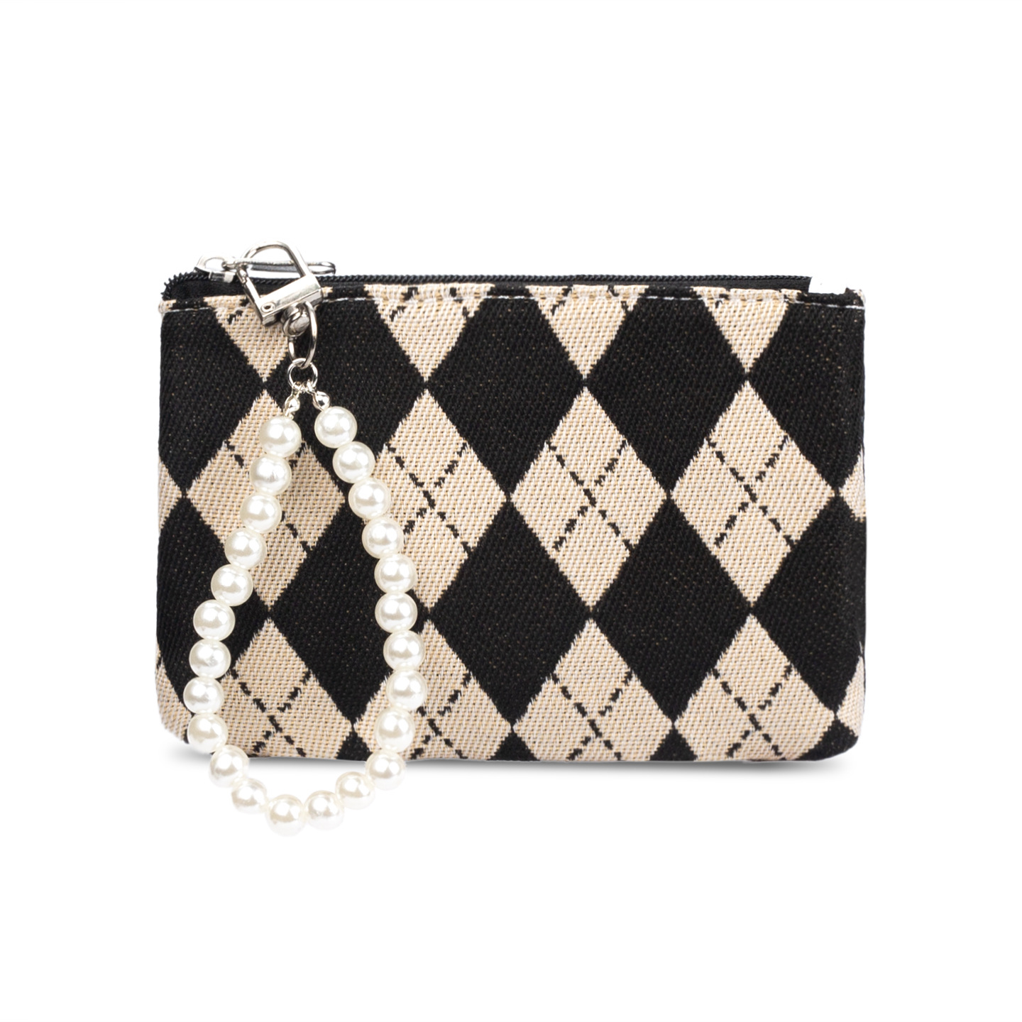 The new diamond-shaped zipper coin purse from Ailun is a large-capacity, multi-functional wallet with a high-end feel for women. It's a Korean version Item Picture