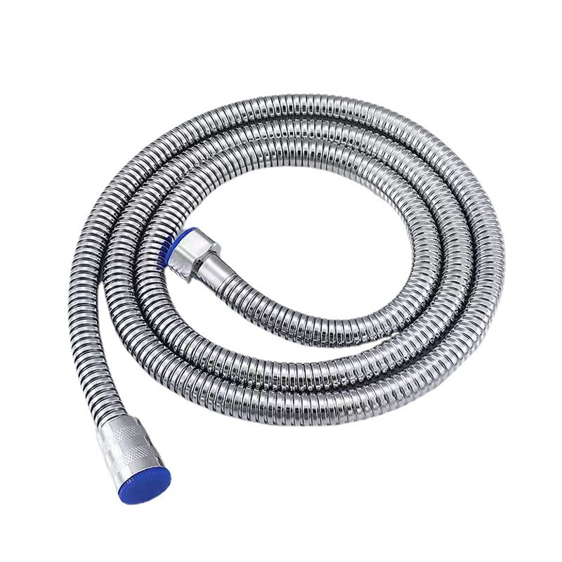 1.5-meter black and white copper stainless steel explosion-proof shower head, hose, water pipe, bathroom water heater accessories Item Picture