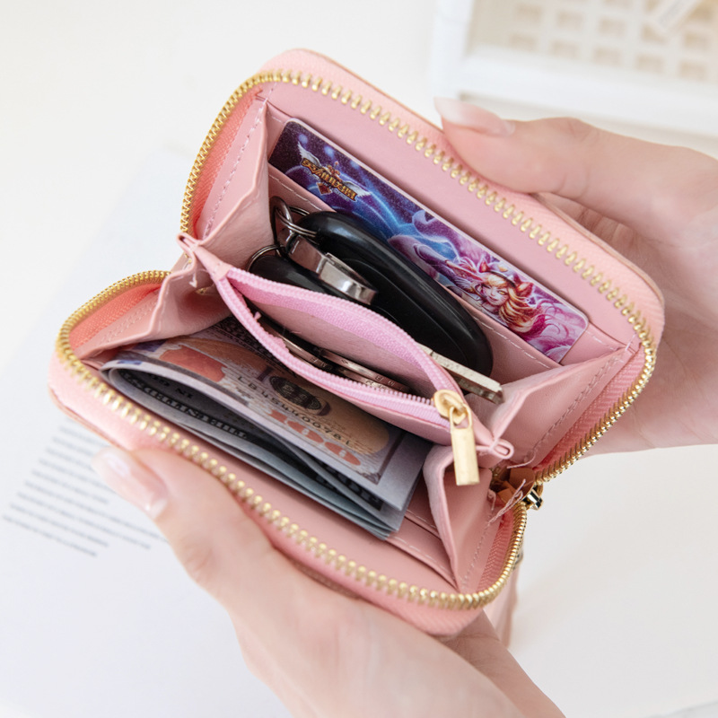 Wallet Lady 2022 New ins Influencer Bestseller Student multi-functional portable women's zipper coin Purse wallet Application Scenario