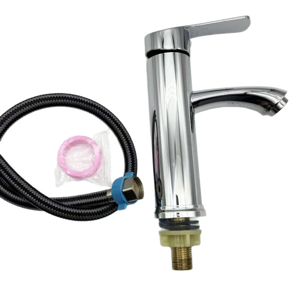 Manufacturer wholesale washbasins, cold and hot single-hole faucets, bathroom washbasins, cold and hot faucets, switch single cold household Item Picture