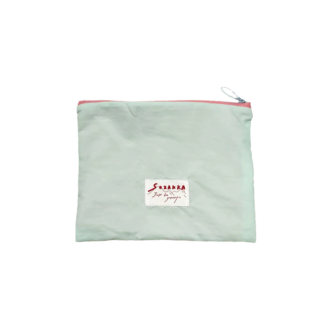 37161 Korean niche design ice cream colored cosmetic bag, small item storage bag, letter clutch, coin purse Item Picture