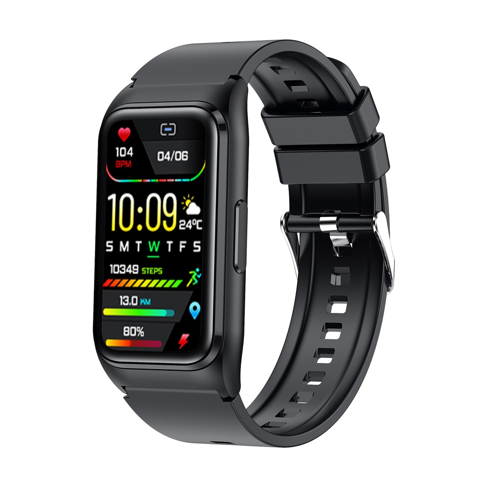 The new cross-border TK75 smartwatch for blood pressure and blood sugar detection, heart rate monitoring, remote care and outdoor sports wristband full figure